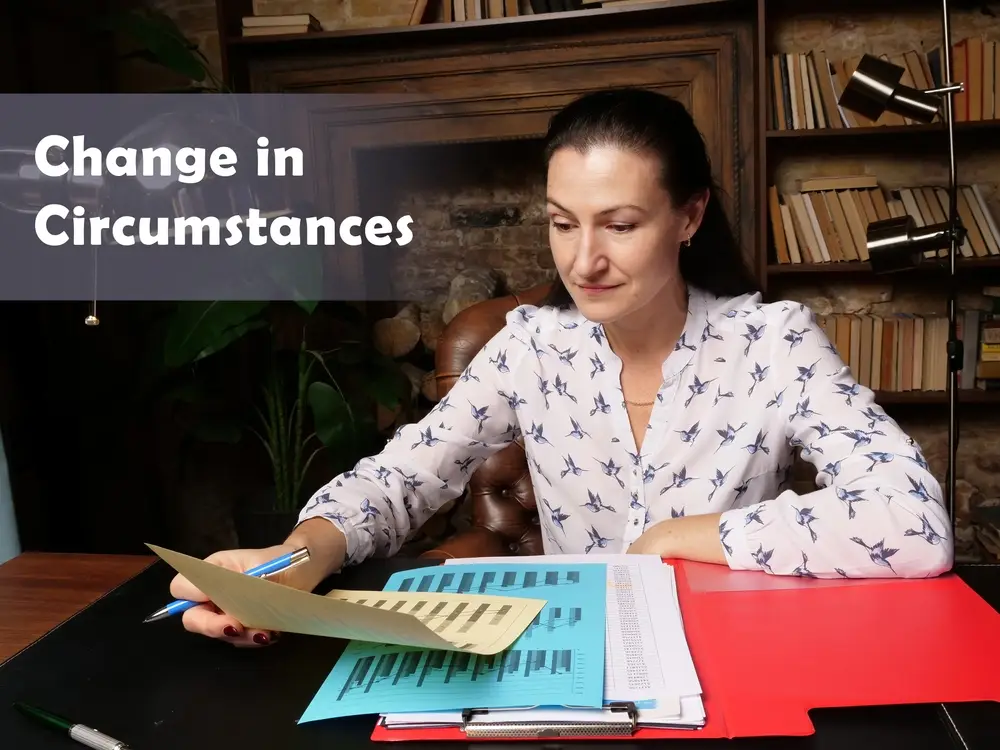 change in circumstances in New Jersey