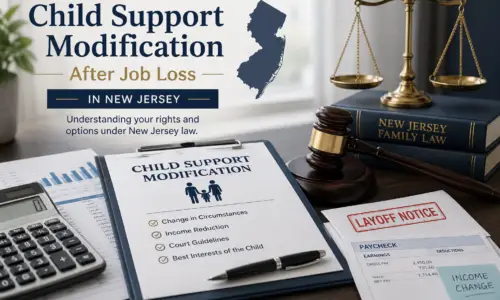child support modification after job loss in New Jersey